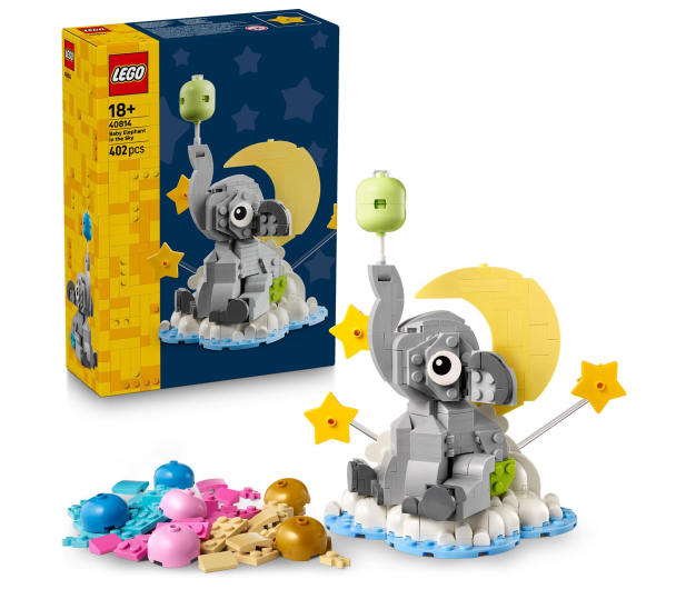 LEGO ICONIC 40814 Słoniątko na niebie - 1529758 - zdjęcie 2